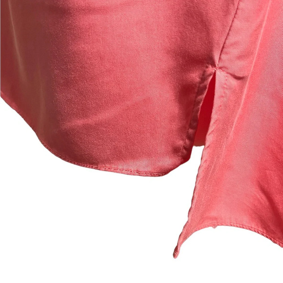 H Halston Womens Off Shoulder Peachy Top Size M, 100% Lyocell - Picture 4 of 8